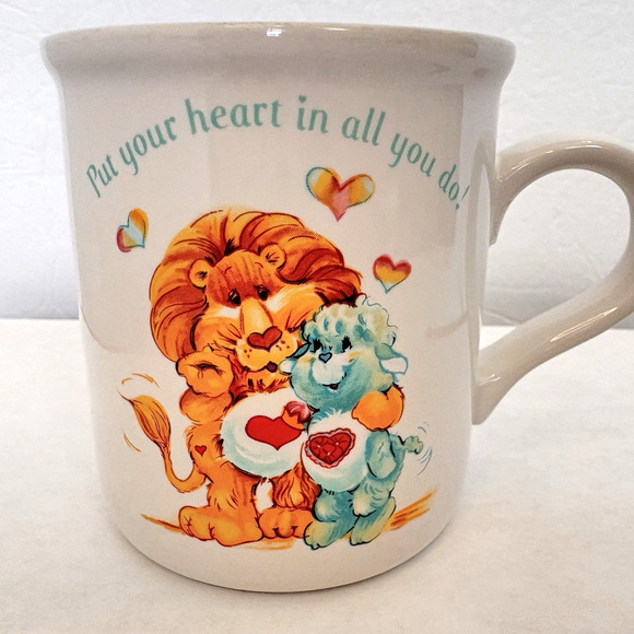 American Greetings Other - Vintage 1985 Care Bear Cousins Mug Put Your Heart In All You Do 10 oz